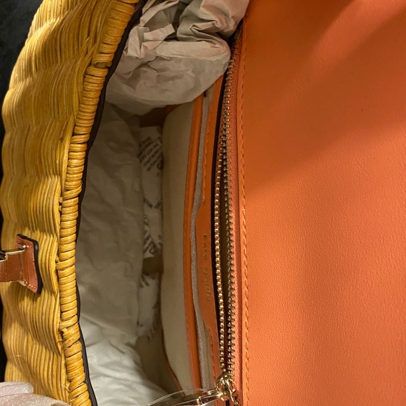 Kate Spade Gracie Wicker Medium Top-handle or Crossbody Handbag - Picture 8 of 11